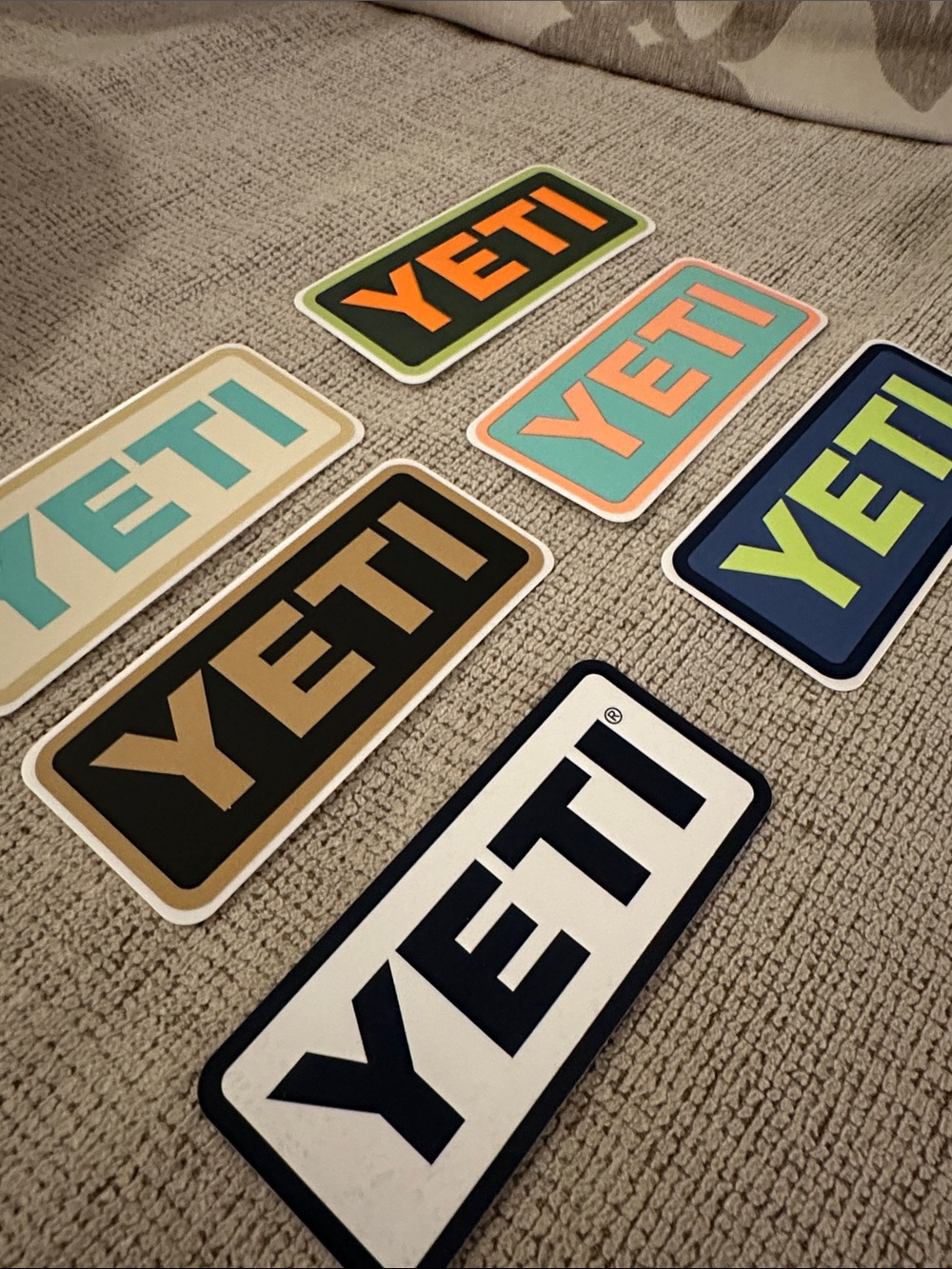 NEW YETI Logo Sticker Set - Multi Color Pack - Picture 2 of 2